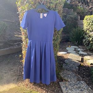 EUC LulaRoe Blue Amelia Size M